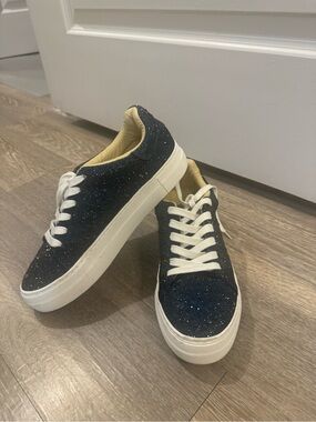 Betsey Johnson sequin sneakers